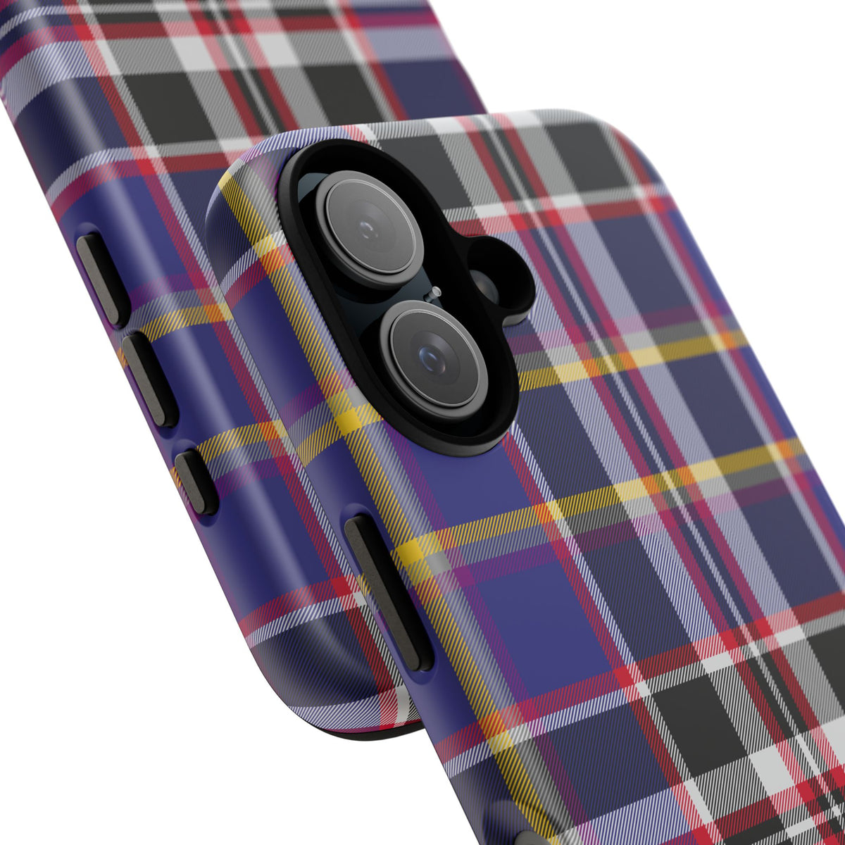 Queen Mary RMS Maritime Tartan iPhone Case | Dual-Layer Matt Protective Cover