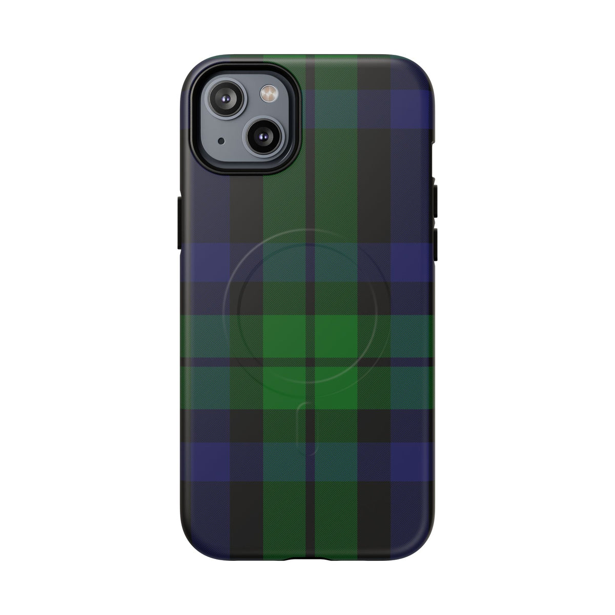 Black Watch Traditional Tartan MagSafe® iPhone Case | Dual-Layer Magnetic Protective Cover