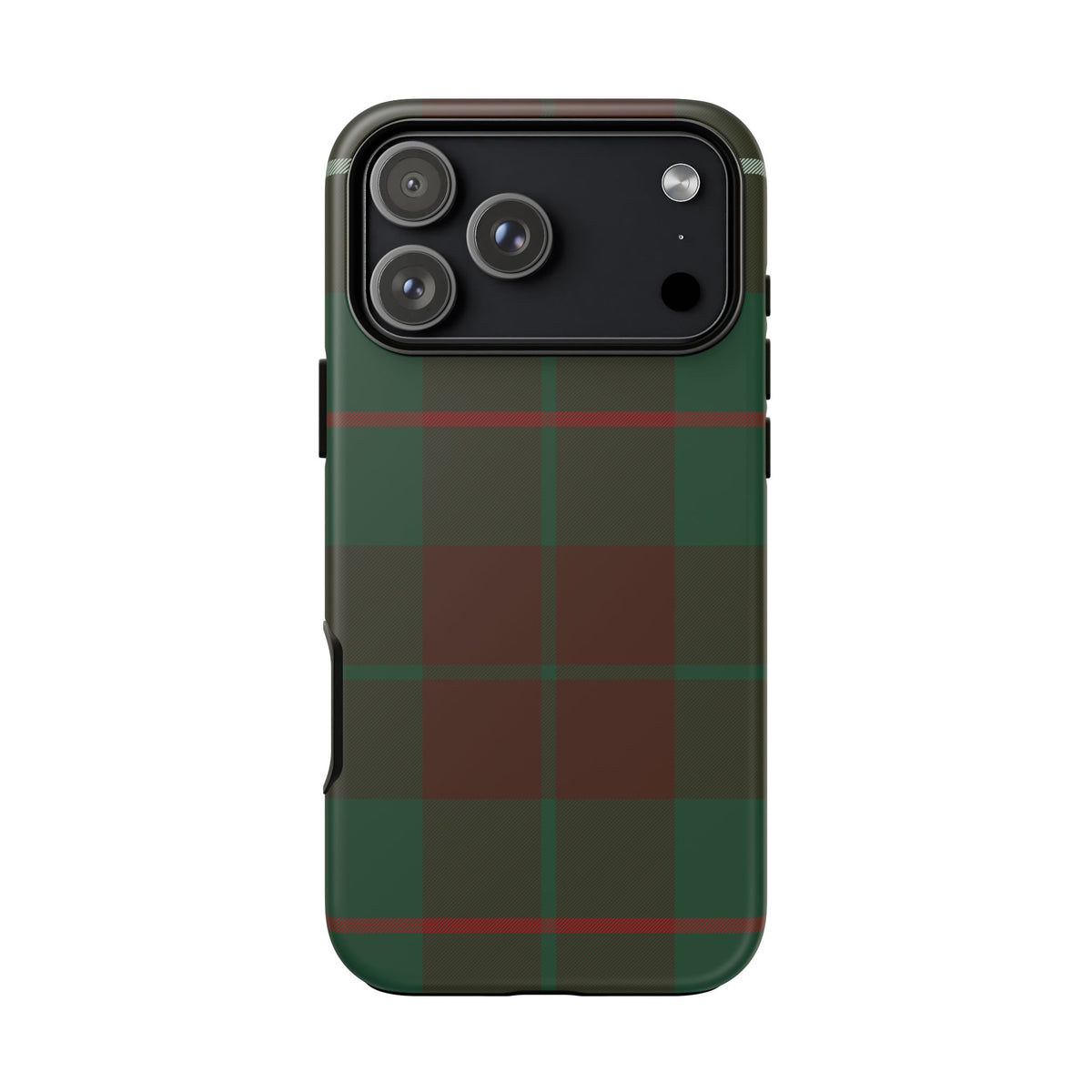 MacKinnon Hunting Traditional Tartan iPhone Case | Dual-Layer Matt Protective Cover