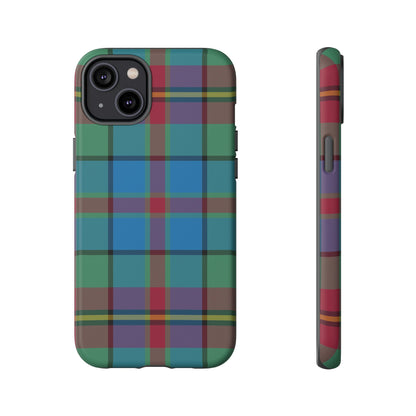 Orkney Island Heritage Tartan iPhone Case | Dual-Layer Matt Protective Cover
