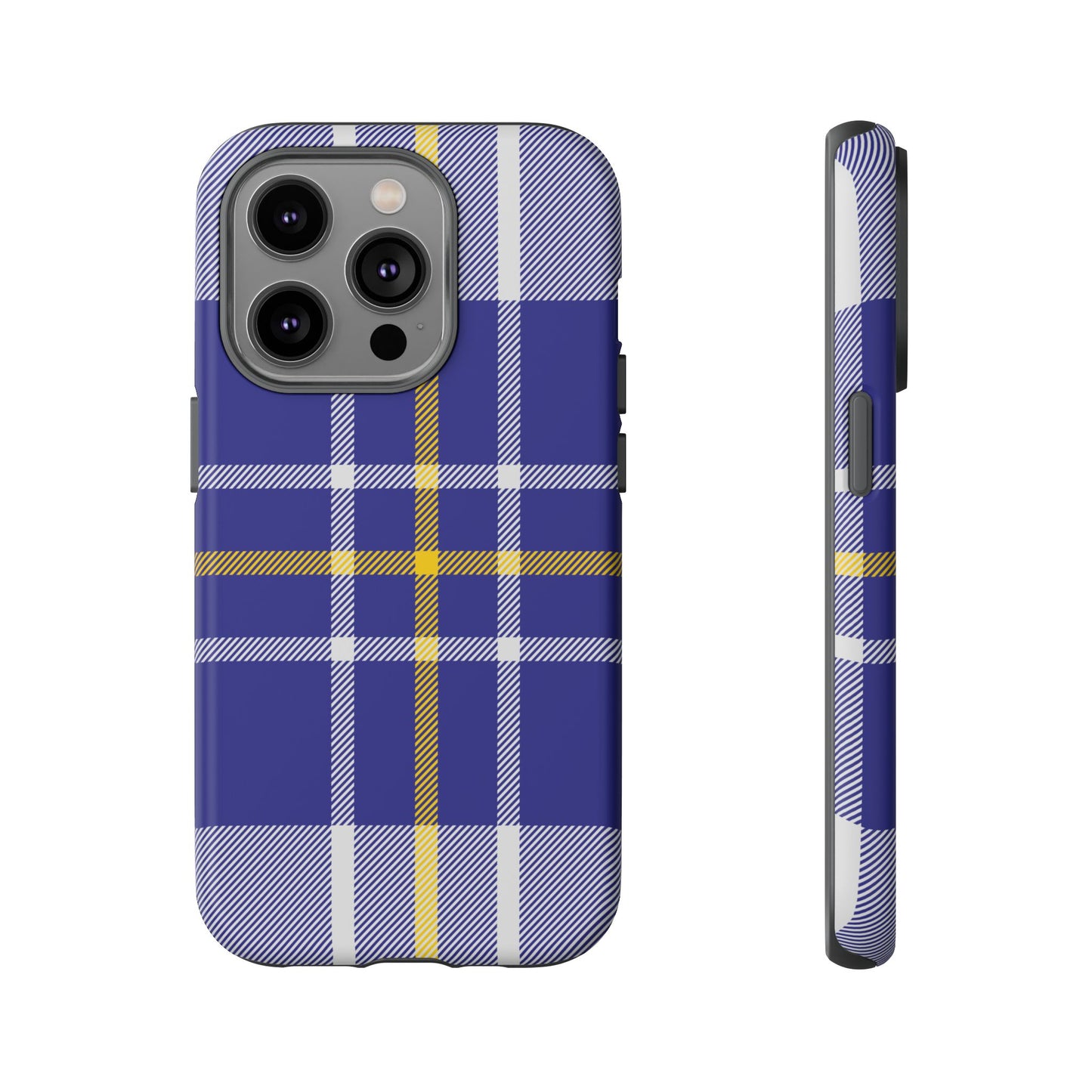 MacPherson Dress Blue Tartan iPhone Case | Luxury Protective Phone Cover