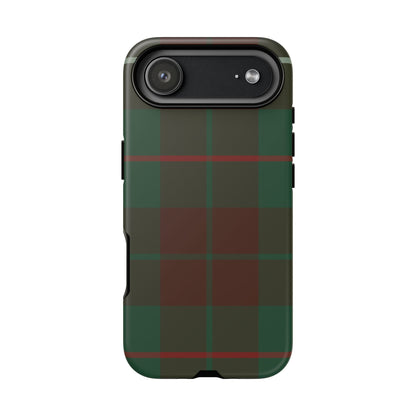 MacKinnon Hunting Traditional Tartan iPhone Case | Dual-Layer Matt Protective Cover