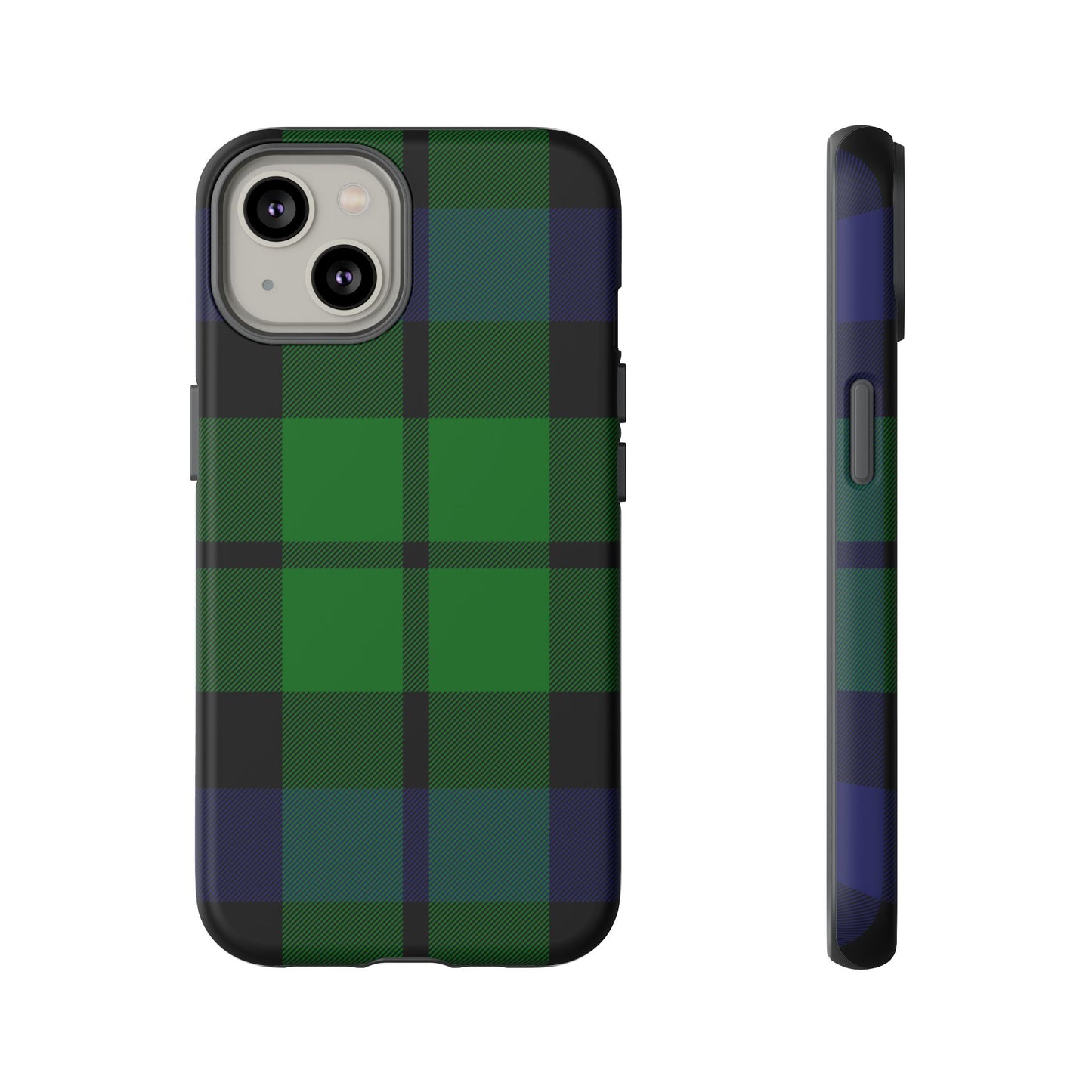 Black Watch Traditional Tartan iPhone Case | Luxury Protective Phone Cover