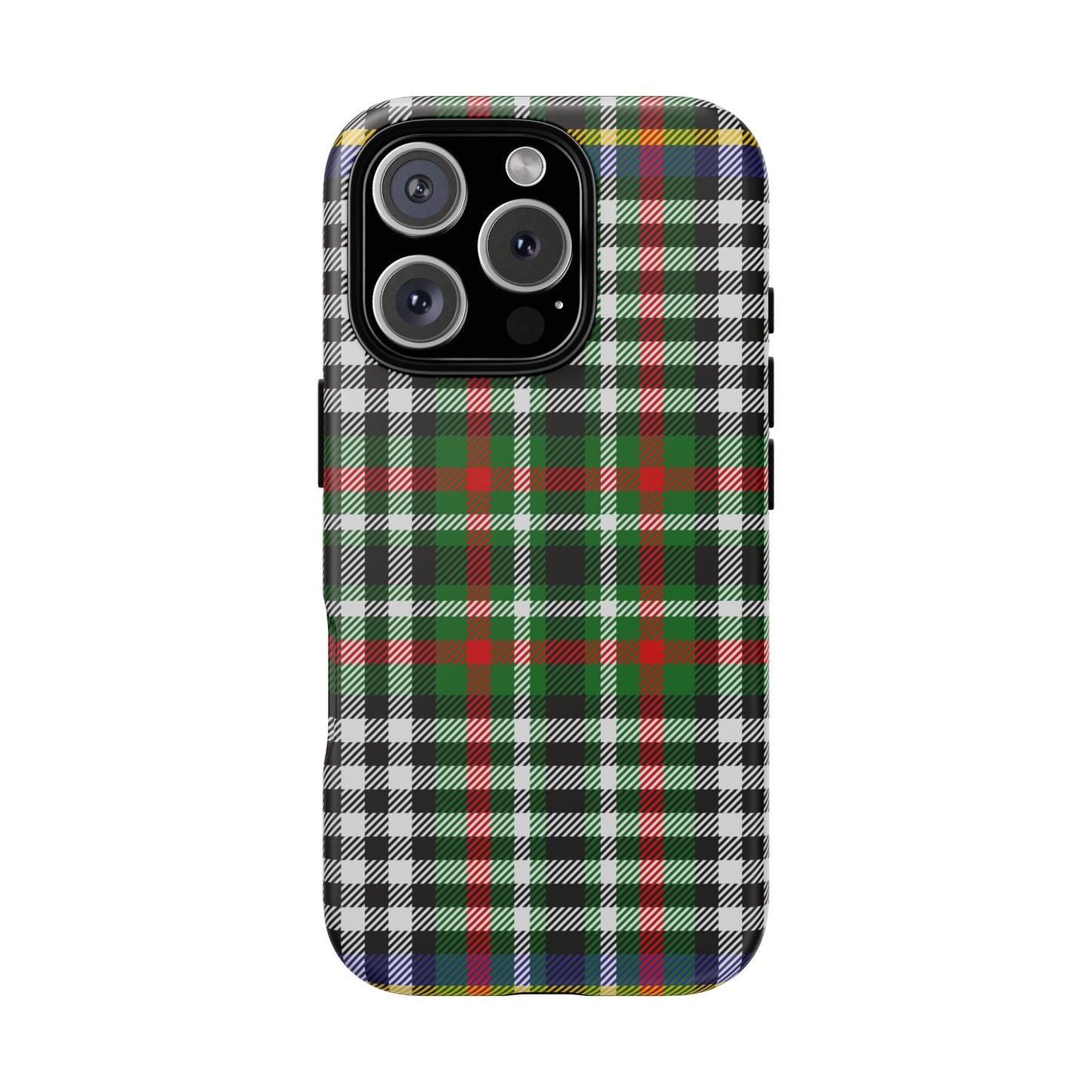 Abbotsford Check Estate Tartan iPhone Case | Luxury Protective Phone Cover