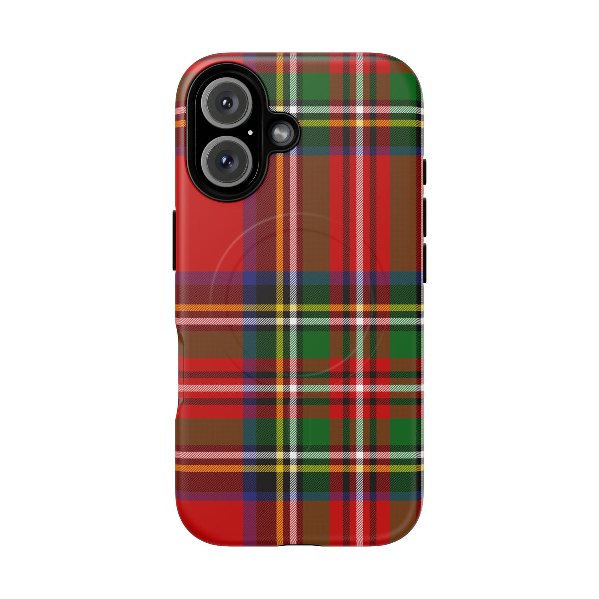 Royal Stewart Heritage Tartan MagSafe® iPhone Case | Dual-Layer Magnetic Protective Cover
