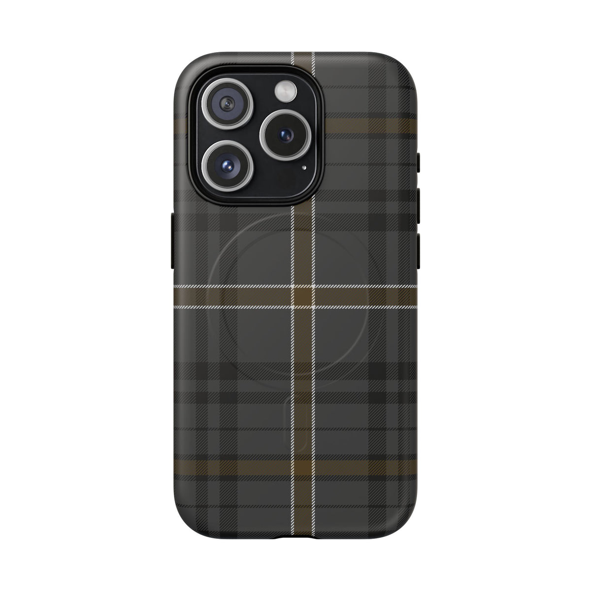 Bute Heather Weathered Tartan MagSafe® iPhone Case | Dual-Layer Magnetic Protective Cover