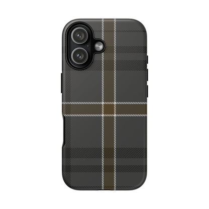 Bute Heather Weathered Tartan iPhone Case | Luxury Protective Phone Cover