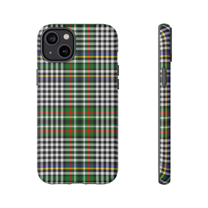 Abbotsford Check Estate Tartan iPhone Case | Dual-Layer Matt Protective Cover