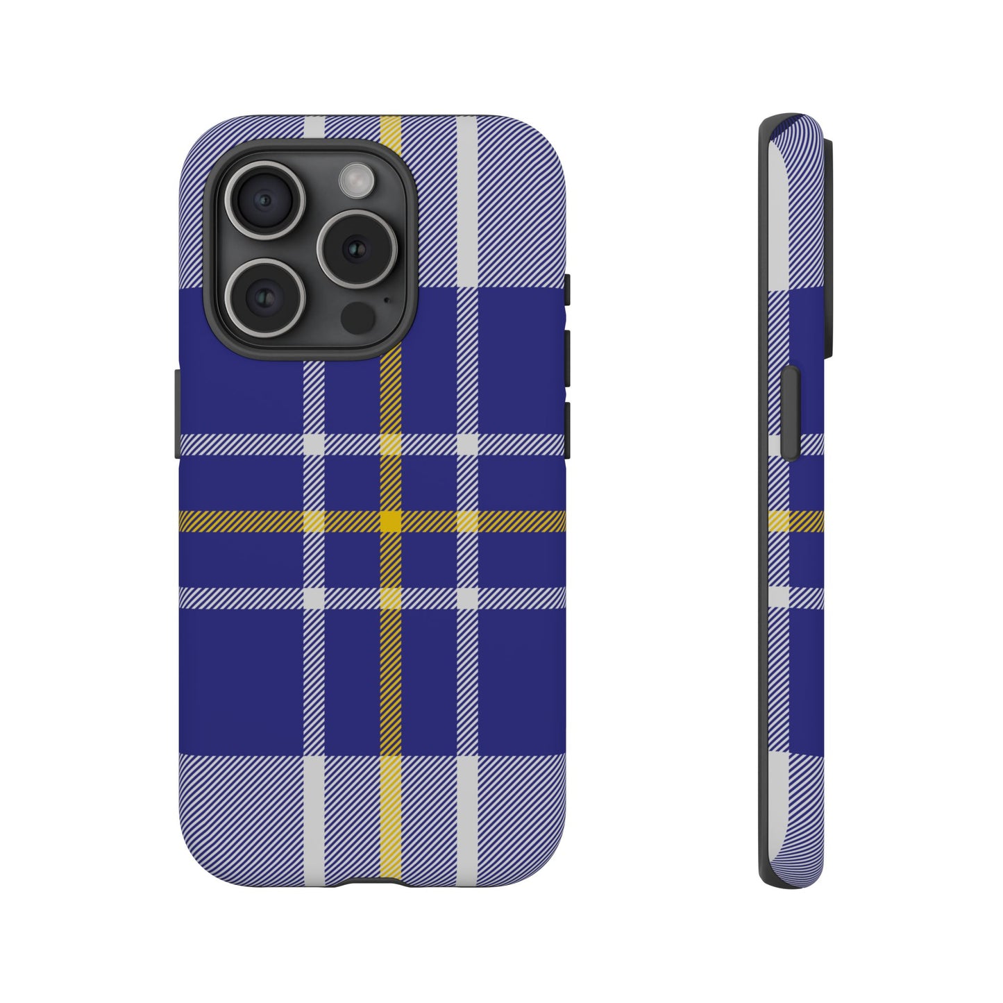 MacPherson Dress Blue Tartan iPhone Case | Luxury Protective Phone Cover