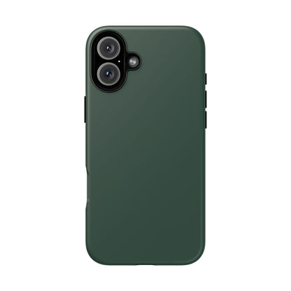Bottle Green Deep Heritage Check iPhone Case | Luxury Protective Phone Cover