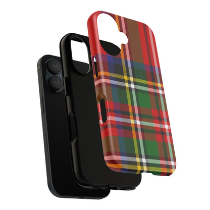 Royal Stewart Heritage Tartan iPhone Case | Luxury Protective Phone Cover