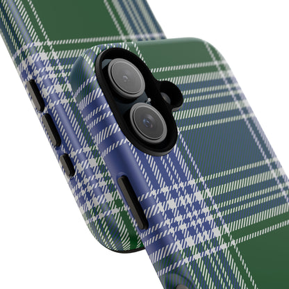 MacDonald Lord of the Isles Tartan iPhone Case | Dual-Layer Matt Protective Cover