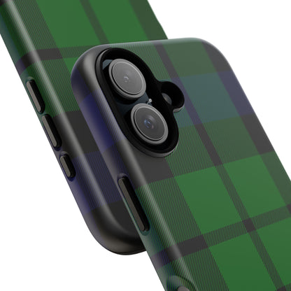 Black Watch Traditional Tartan iPhone Case | Luxury Protective Phone Cover