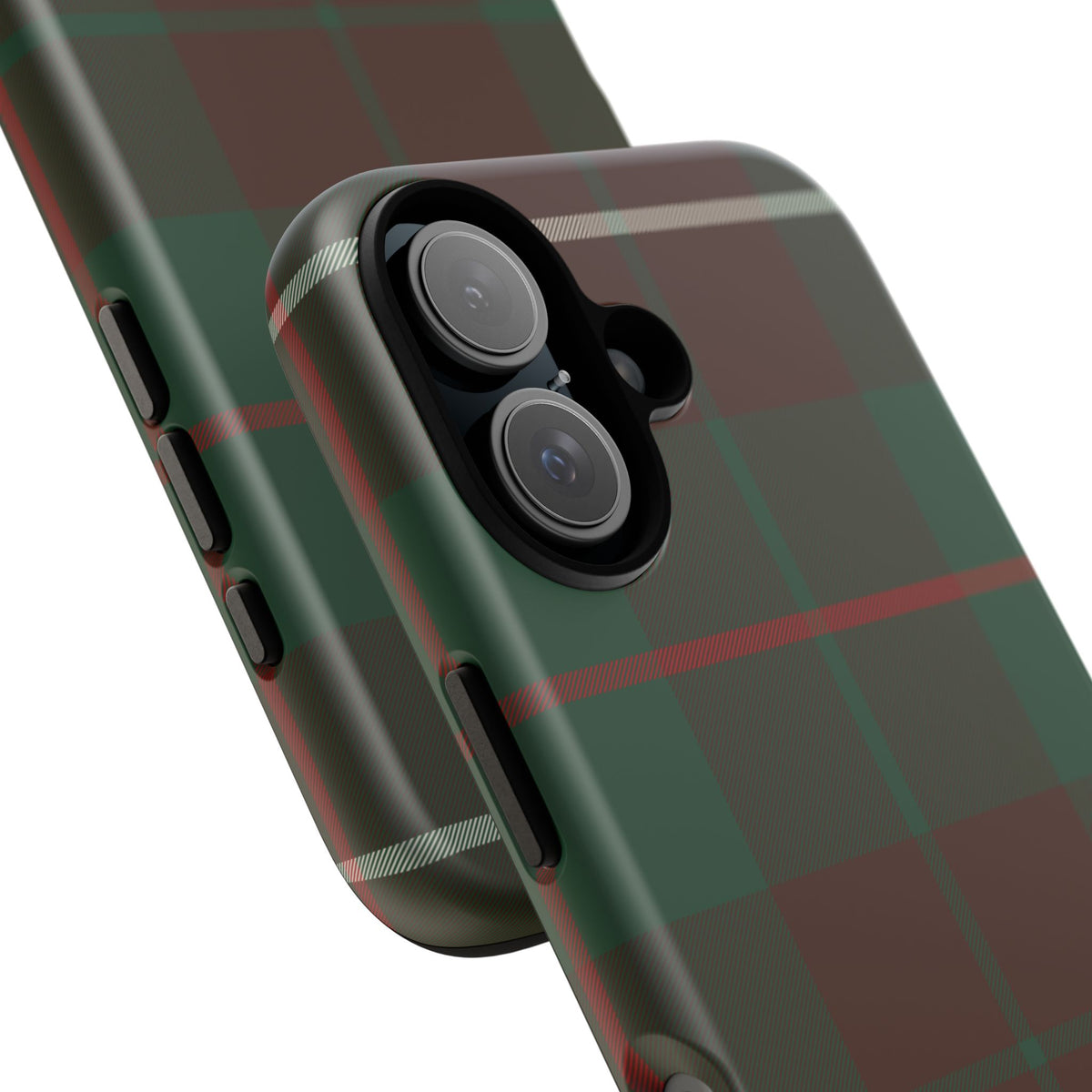 MacKinnon Hunting Traditional Tartan iPhone Case | Dual-Layer Matt Protective Cover