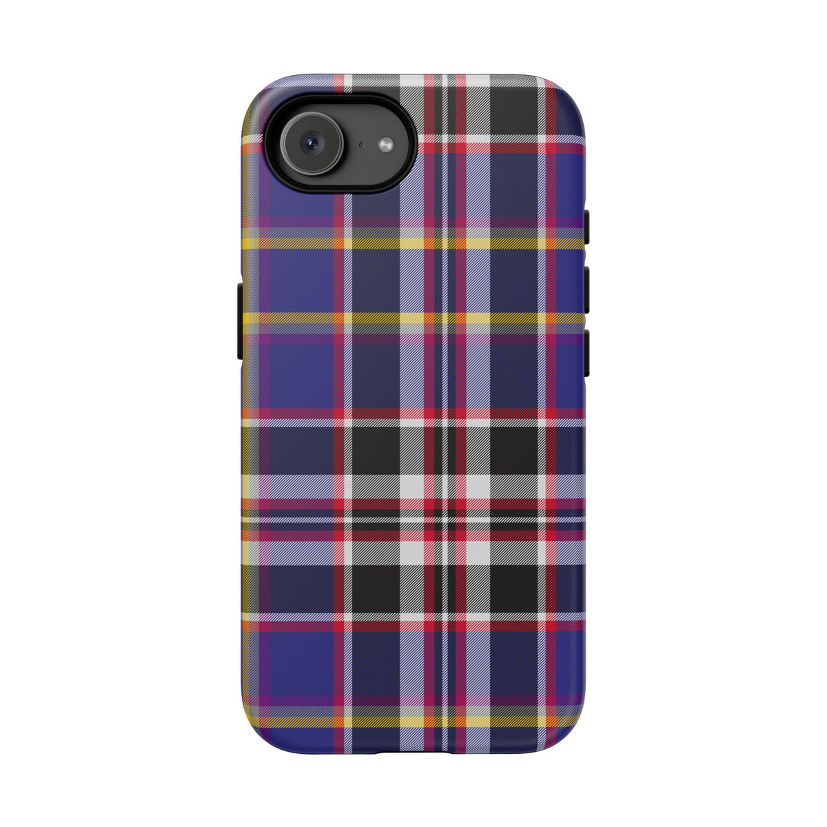 Queen Mary RMS Maritime Tartan iPhone Case | Dual-Layer Matt Protective Cover