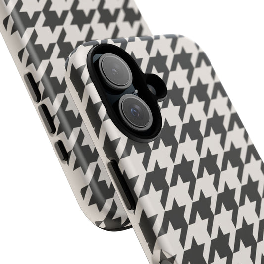 Forest Houndstooth Heritage Check Matte Phone Case
