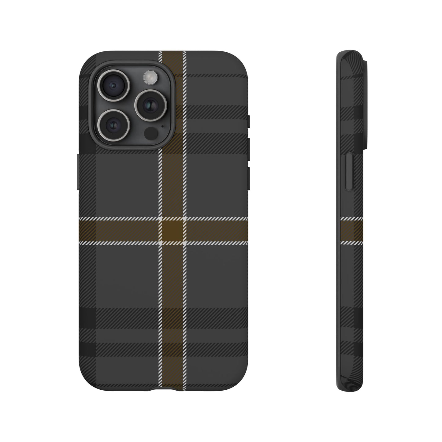 Bute Heather Weathered Tartan iPhone Case | Luxury Protective Phone Cover