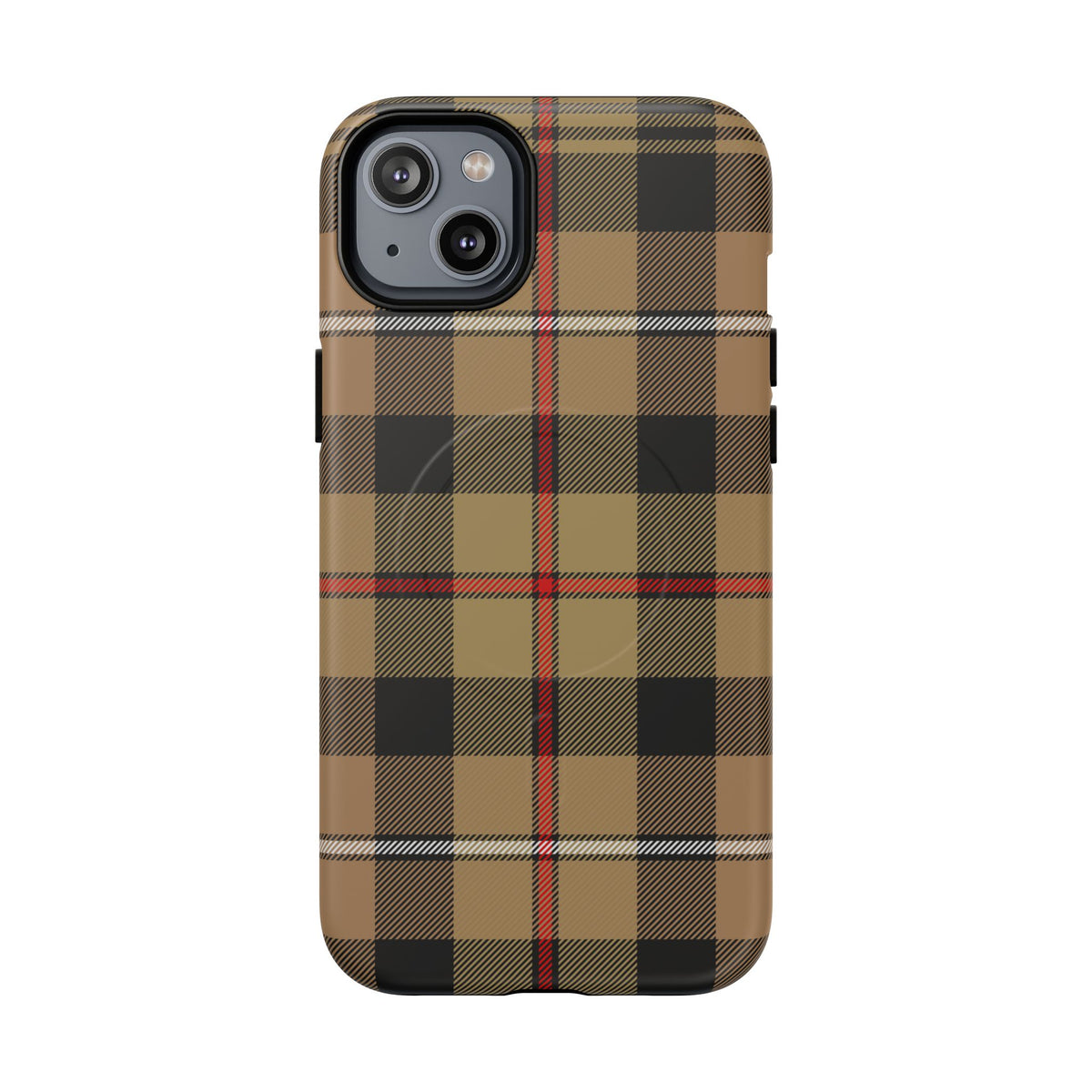 MacKenzie Hunting (Brown) Traditional Tartan MagSafe® iPhone Case | Dual-Layer Magnetic Protective Cover