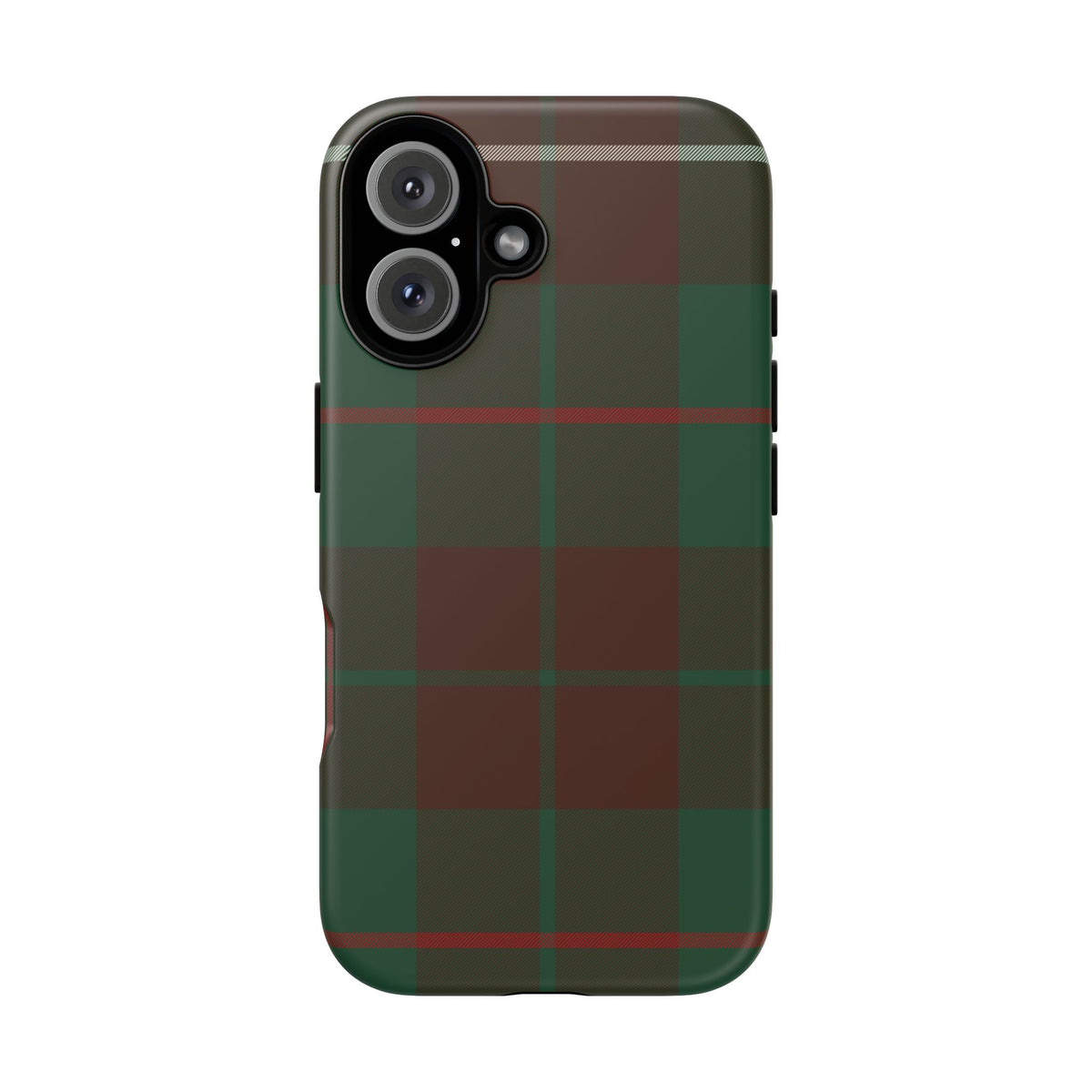 MacKinnon Hunting Traditional Tartan iPhone Case | Dual-Layer Matt Protective Cover