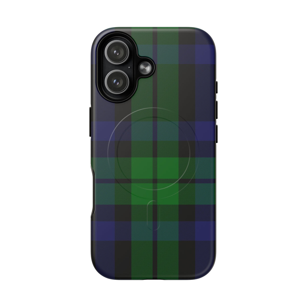 Black Watch Traditional Tartan MagSafe® iPhone Case | Dual-Layer Magnetic Protective Cover