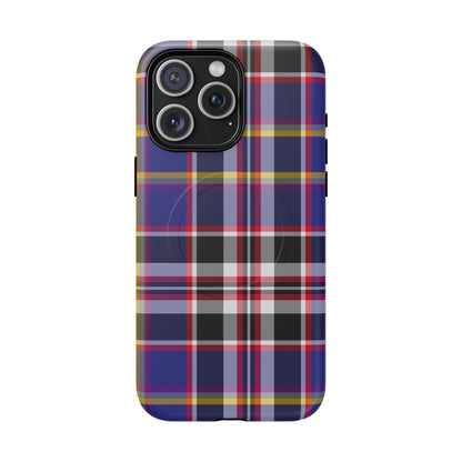 Queen Mary RMS Maritime Tartan MagSafe® iPhone Case | Dual-Layer Magnetic Protective Cover