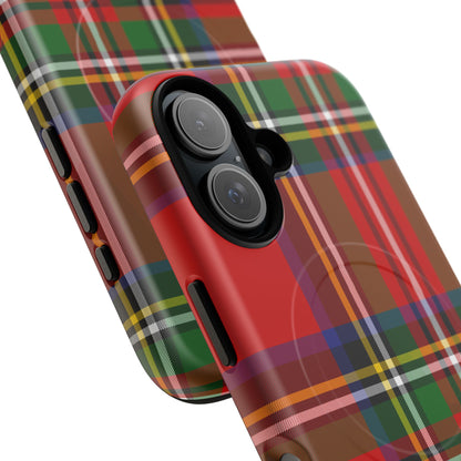 Royal Stewart Heritage Tartan MagSafe® iPhone Case | Dual-Layer Magnetic Protective Cover